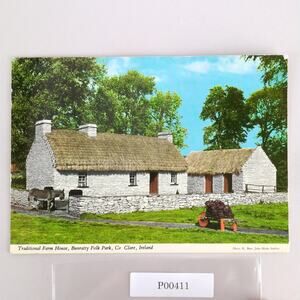 Loophead House Bunratty Folk Park Co Clare Ireland John Hinde 1960s Postcard